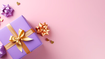Obraz na płótnie Canvas Gift box background, black friday sale, birthday, children's day, valentine's day and wedding gift background
