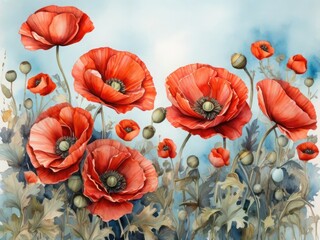 Poppy field