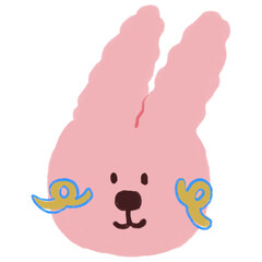 pink bunny element