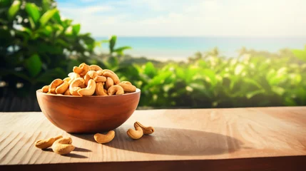 Fotobehang Tasty cashew nuts © Cedar