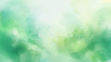Fototapeta na wymiar abstract blurred light watercolor fresh green eco background.
