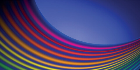 Blue Neon Business Background eps 10