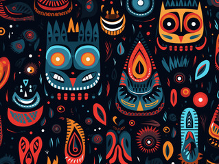 Colorful Totem illustration