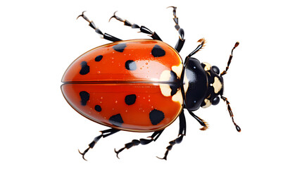 Ladybug, PNG, Transparent, No background, Clipart, Graphic, Illustration, Design, Insect, Ladybird, Beetle, Red and black, Coccinellidae, Spots, Cute, Small, Nature, Garden, Bug icon, Ladybug image