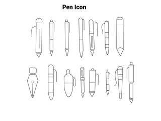 pen icon set vectore file
