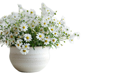 Minimalist Pot on White on a transparent background