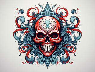 Fototapeta premium Colorful Tatoo graphic