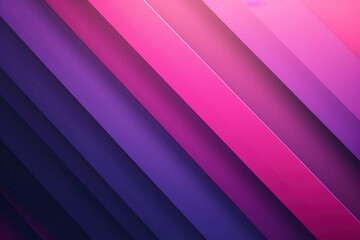 Obraz premium Minimalist Harmony: Soft Tones of Purple and Pink in a Gradient Flat Design Background web banner straight lines