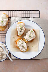 Traditional homemade salmon pate