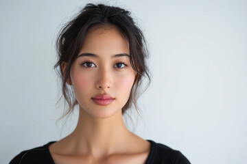 portrait of a young asian woman