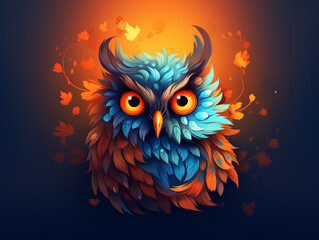 Colorful Owl illustration