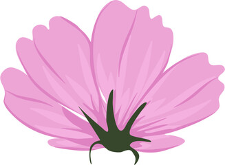 Naklejka premium Simple Flower Decoration