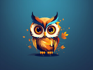 Fototapeta premium Colorful Owl illustration