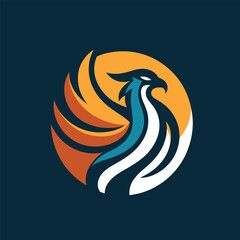 Obraz premium PHOENIX ICON LOGO VECTOR