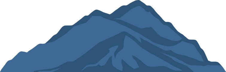 Mountain Range Illustration Element