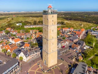 Fototapeten Lighthouse Brandaris on the island Terschelling, the Netherlands © Sandrine