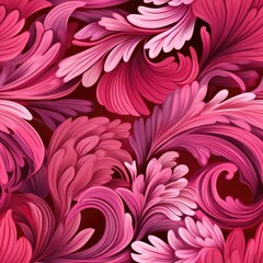 Fototapeta na wymiar Deep Pinks Pattern, abstract pattern, sweet color seamless pattern design, for packing paper, fabric print and banner backgrounds.