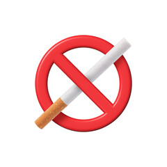 no smoking day, no smoking sign on transparent background