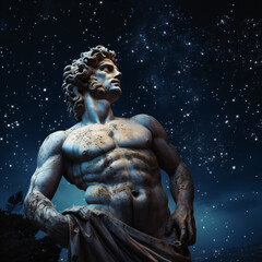 Fototapeta na wymiar Apollo the ancient Greek god