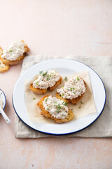 Traditional homemade salmon pate