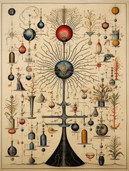 Esoteric Transformations: Alchemical Diagrams Wall Art Collection