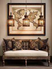 Antique Maps: Captivating Historical Geography Wall Art
