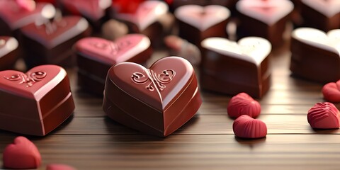 heart shaped box of chocolates