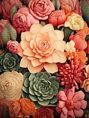 Desert Hues: Cacti and Succulents Wall Prints that Bring the Desert Vibes to Your Space