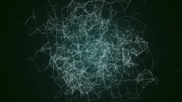 Abstract plexus technology network background