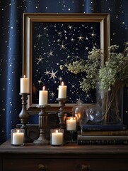 Celestial Constellations: Night Sky Wall Art Collection Inspired by the Universe