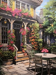Charming Bed and Breakfast Inns Hospitality Wall Art