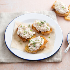 Traditional homemade salmon pate