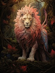 Ferocious Mythical Beasts: Legendary Creatures Wall Prints - obrazy, fototapety, plakaty