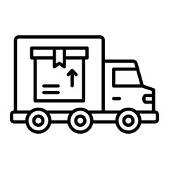   Delivery Truck line icon