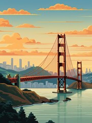 Iconic Architectural Wall Prints: Bridges of the World
