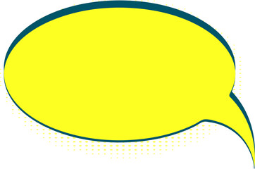 Bubbles for speech design illustration on transparent background.