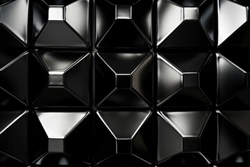 Close-up black metallic wall, abstract pattern background