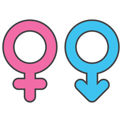 gender equality sign of humanities, rainbow sign of freedom of gender