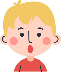 Cute Children Avatar Illustration