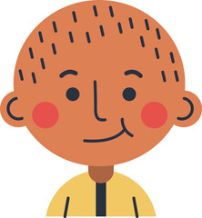 Cute Children Avatar Illustration