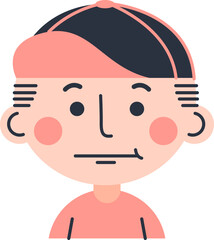 Cute Children Avatar Illustration