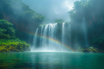 Roaring Wonder: A Realistic Epic View of Iguazu Falls