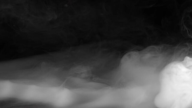 Abstract Smoke Fog and Mist Effect Swirling Surreal Shapes Background