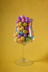 Glass Filled with Easter