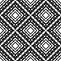 White background with black pattern. Seamless texture for fashion, textile design,  on wall paper, wrapping paper, fabrics and home decor. Simple repeat pattern.