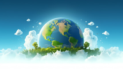 World environment day concept ecology protection environment, environmental protection background