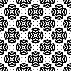 White background with black pattern. Seamless texture for fashion, textile design,  on wall paper, wrapping paper, fabrics and home decor. Simple repeat pattern.