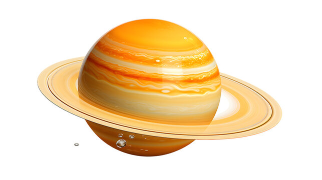 Saturn, PNG, Transparent, No background, Clipart, Graphic, Illustration, Design, Gas giant, Ringed planet, Solar system, Celestial body, Saturn's rings, Cassini spacecraft, Gas composition