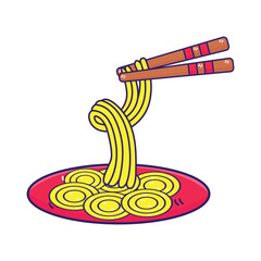 noodle illustration