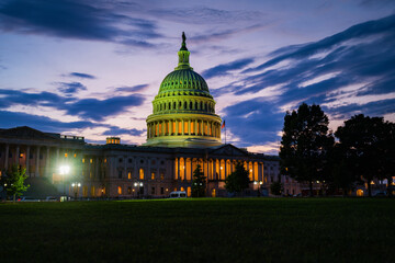 Capitol showcases democracy in USA Washington DC, Capitol building USA. Supreme Court, Washington...